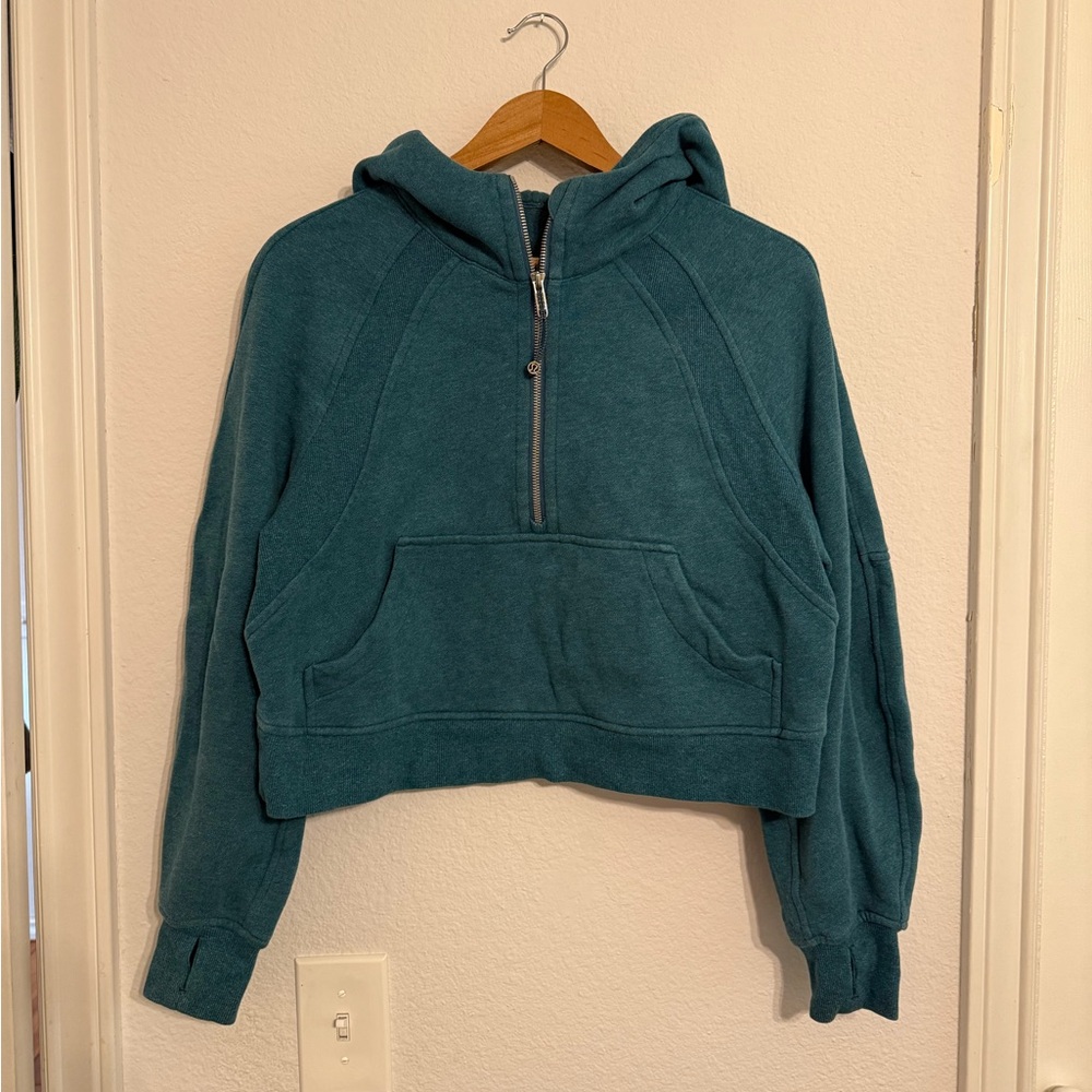 Womens Lululemon Scuba Oversized Half Zip Hoodie